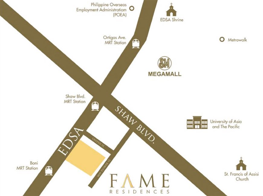 Fame Residences in EDSA Mandaluyong City by SMDC